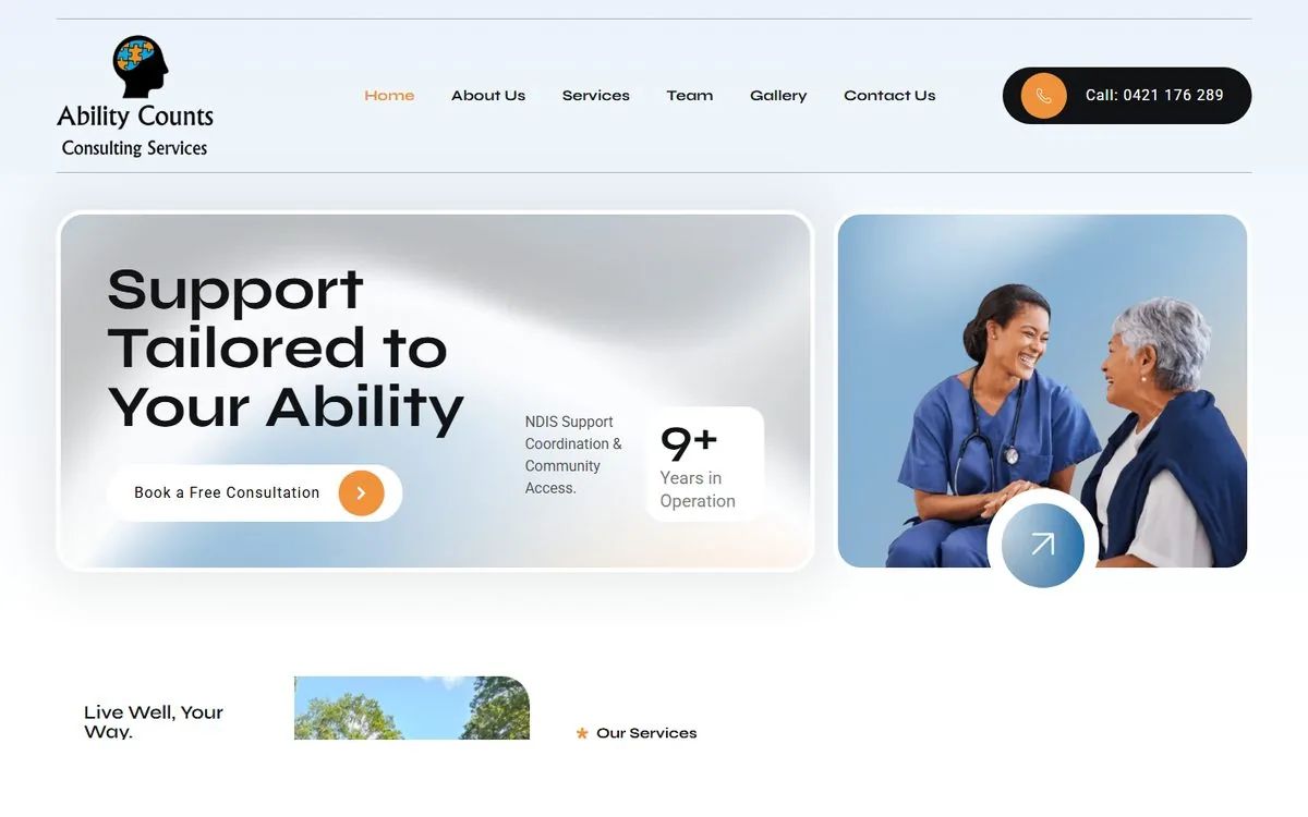 Ability Counts website