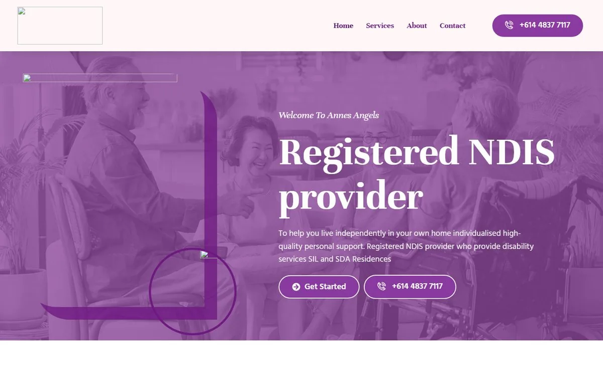 Anne's Angels website